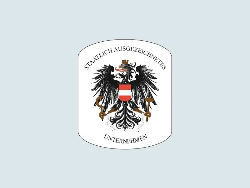 2019 erhält PREFA das zweite Qualitätssiegel der Republik Österreich - staatlich ausgezeichnetes Unternehmen.