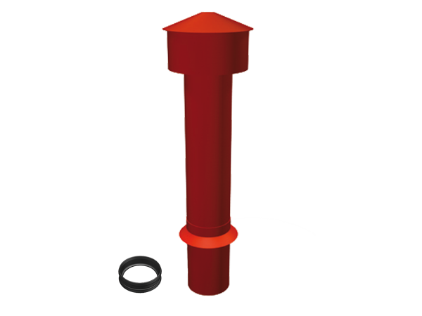 PREFA Entlüftungsrohr ab sofort mit EPDM Gummidichtung erhältlich