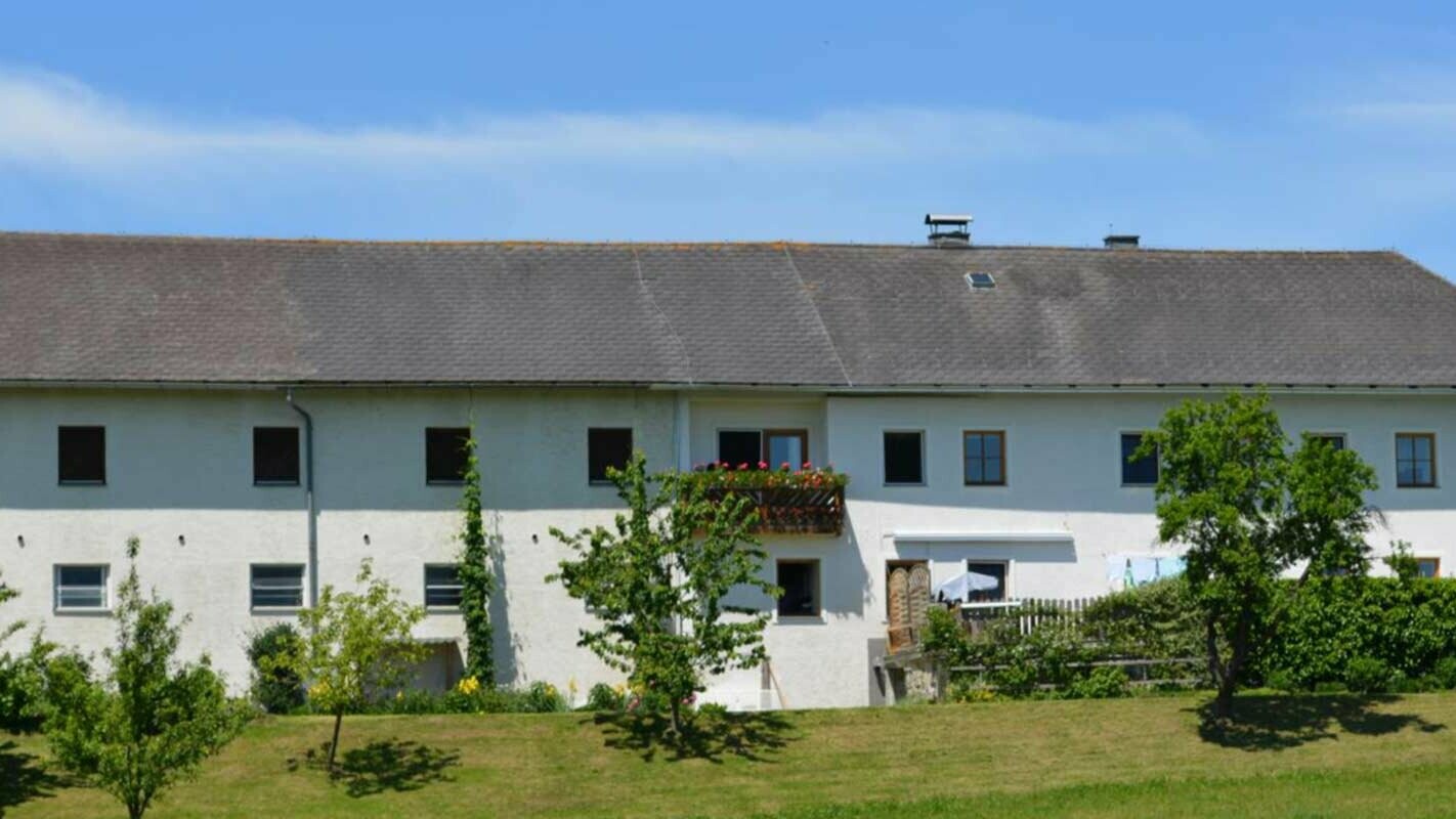 Haus vor der Dachsanierung mit der PREFA Dachplatte in Österreich - zuvor Eternit Faserzement