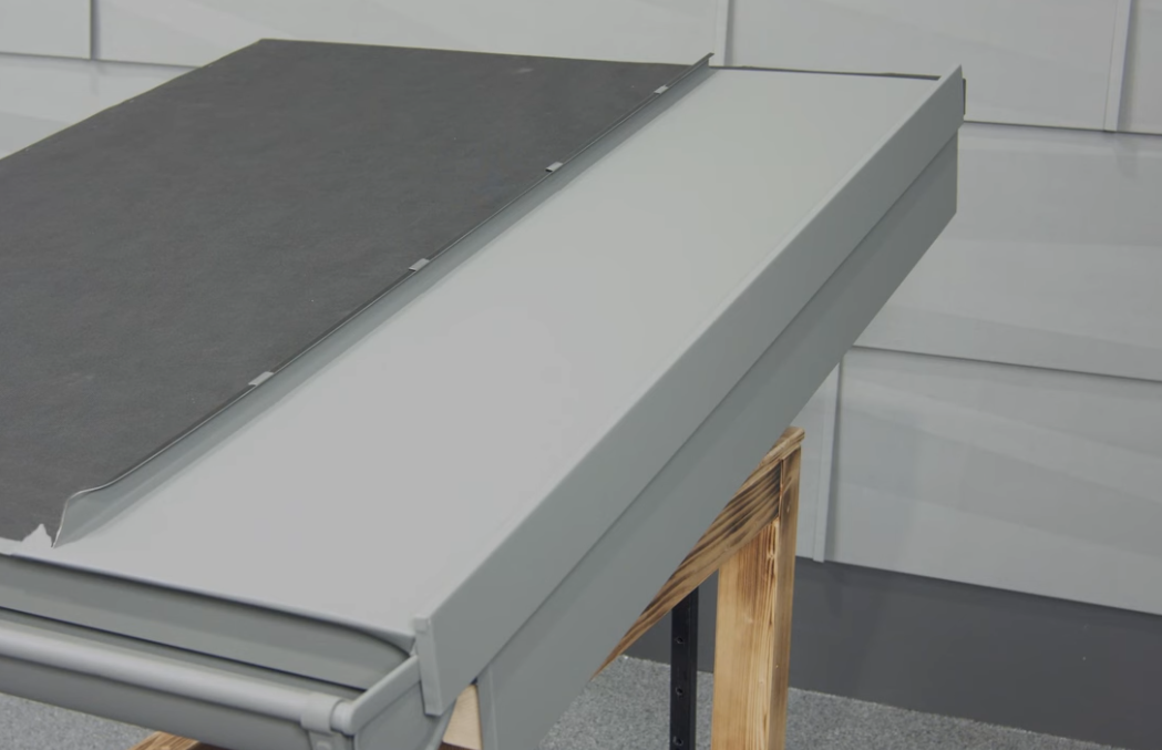 PREFALZ Doppelstehfalz Ortgangausbildung