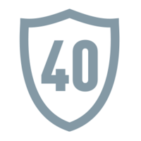 Garantiert 40 Jahre Materialgarantie