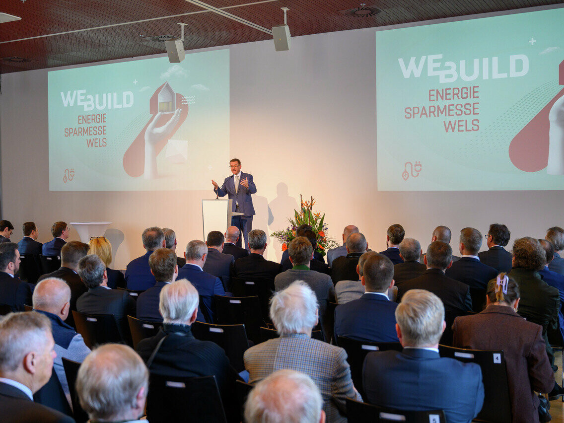 Aufnahme von der Preisverleihung des "Energie Genie 2023" in Wels.