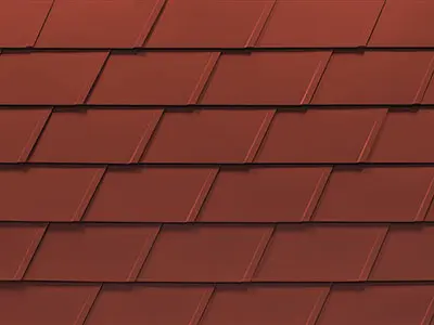 Dachschindel DS.19 in Oxydrot