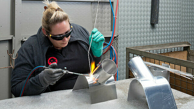 Aluminium Schweißtraining